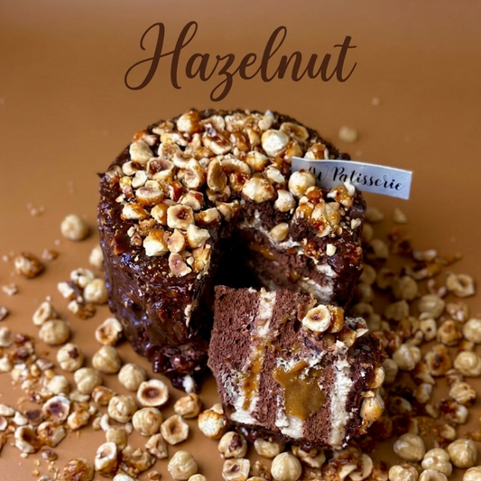 【濃。三重榛子朱古力脆脆蛋糕】| AW Patisserie 經典歐風法式生日蛋糕 | 層次豐富