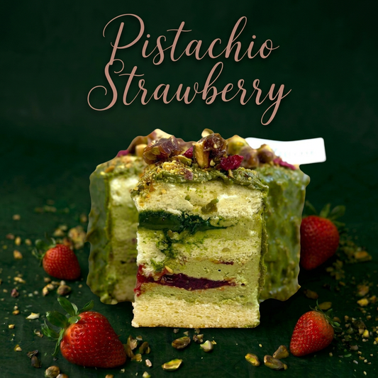 三重開心果士多啤梨脆脆蛋糕|層次豐富,限時推出