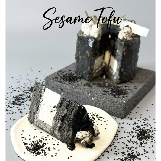 九鬼黑芝麻豆腐蛋糕|香濃芝麻戚風層次豐富