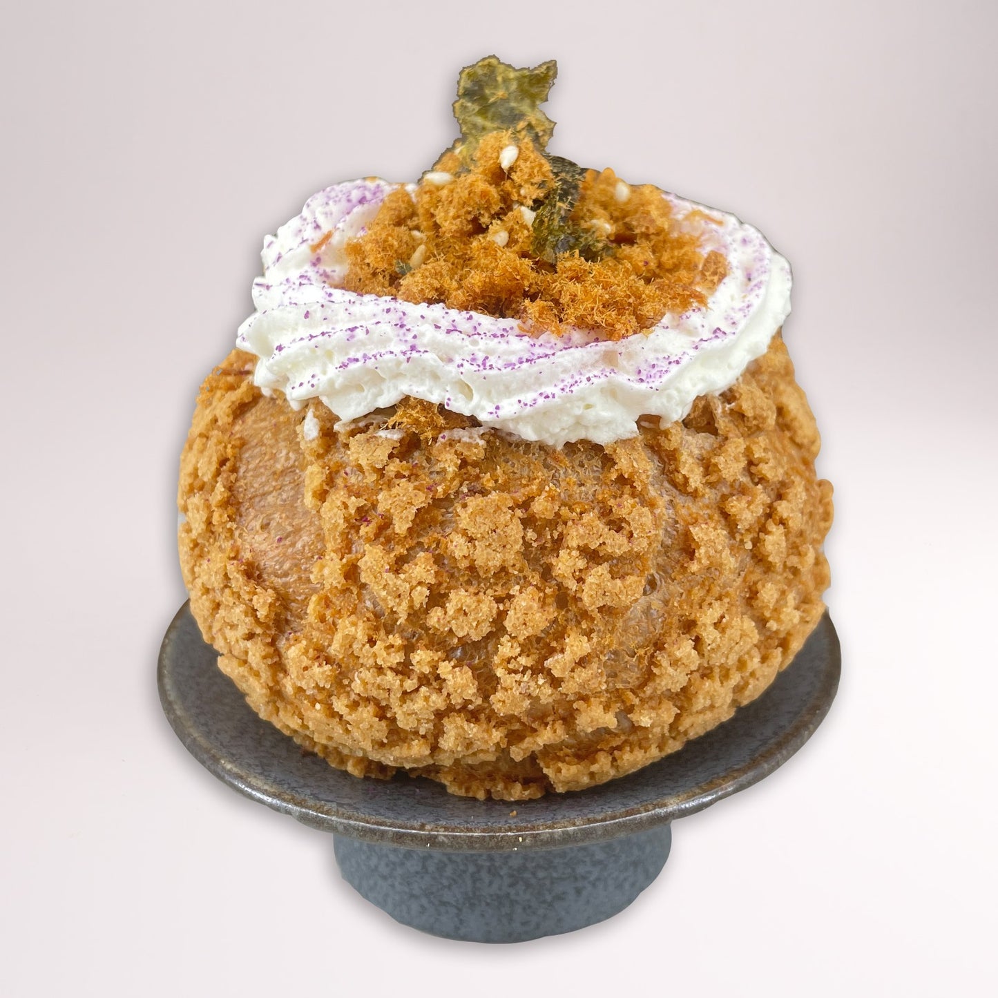 [鹹鹹甜甜之選]台式芋泥鹹蛋肉鬆麻糬手工泡芙 [Sweet & Savoury] Taiwanese Taro Salted Duck Egg Meat Floss Mochi