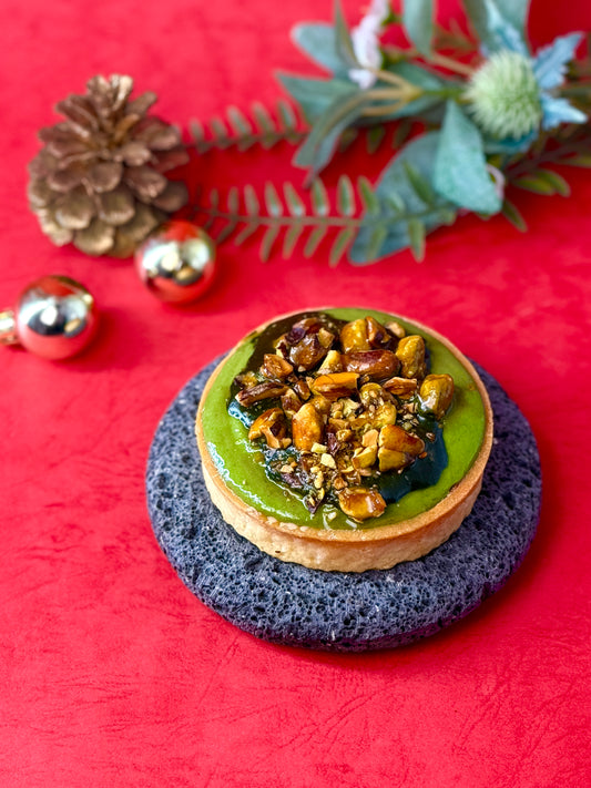 AW Patisserie 特濃開心果麻糬芝士撻