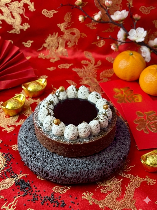 Kuki Black Sesame Mochi Tart (Japan) | Seasonal Limited Edition | French Dessert