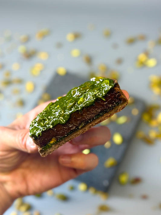 Dubai Pistachio Midnight Chocolate Tart-2