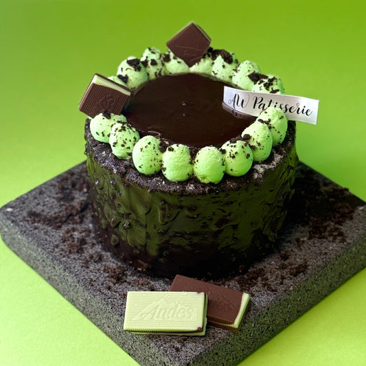 Seasonal Special Mint Chocolate Cake