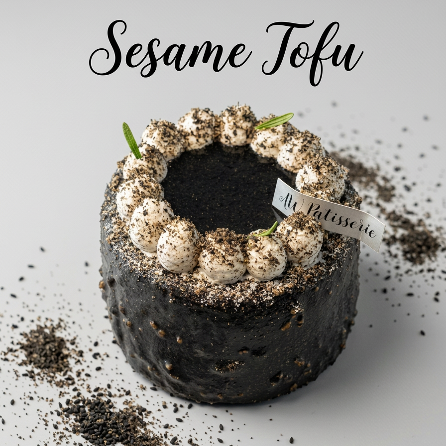 九鬼黑芝麻豆腐蛋糕｜香濃芝麻戚風層次豐富